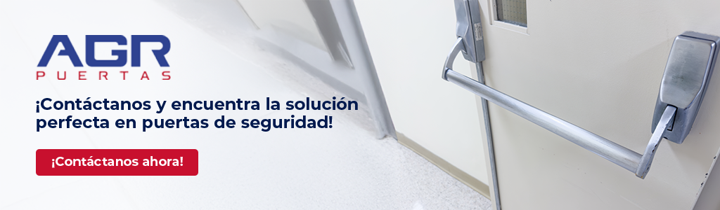 Cotiza tu puerta de emergencia certificada con AGR Puertas hoy mismo.